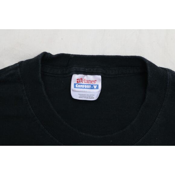 VTG Mark Martin 6 NASCAR T Shirt Roush Racing Adult M Hanes Faded Black - Picture 5 of 5